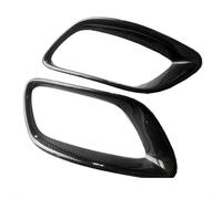 For BMW For X6 E71 2008-2013 Real Carbon Fiber Tailpipe Trim Cover Exhaust Pipe Cover Tail Throat Frame Car Parts Car Exhaust Pipe Tailpipe