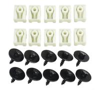 for bmw Front Mudguard Clip Kit 20pcs C-Clip Bolt for bmw Front | Includes 10 clips and 10 bolts, precise fit for bmw front mudguards, for durable plastic construction