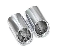 For BMW G20 G21 320 330i G22 G26 420i 430i 2020+ Car Tailpipe Cover Muffler Tip Tailpipe Replacement Exhaust System Nozzle Exhaust Tip Tail Pipe(1 pair Silver)