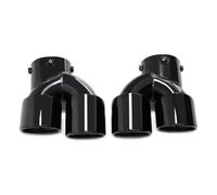 For BMW G20 G21 M340i MPE 2019 2020 2021 Car Carbon Fiber Quad Exhaust Tip Car Exhaust Pipe(Black A M340i)