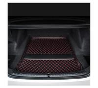 For BMW G30 2019 2020 520 530 525 540 535 5 Series Boot Luggage Rear Rug Carpet Leather Car Trunk Mat Cargo Liner Car Boot Liner(Black Red Wire 2)