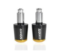 For BMW G310GS 7/8"22MM Motorcycle Handlebar Grip Ends Counterweight Universal Handle Bar End Cap Plug Slider(Gold)