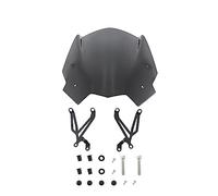 For BMW G310R 2017 2018 2019 2020 2021 Motorcycle Windshield Windscreen Fairing Wind Deflector With Mounting Bracket Motorcycle Windshield(Black)