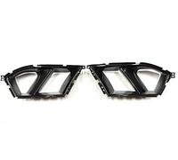 For BMW G80 G82 G83 2021-22 Front Buer Air Vent Trim Fog Light Cover Carbon Fiber Car Side Splitter Outlet Intake Frame Front Grill