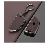 For BMW I7 X7 G07 LCI IX I20 X1 U11 7 Series G70 G09 XM U06 G81 M3 Alloy Style Car Key Case Cover Shell Fob Keyless Accessories(C Mocha brown)