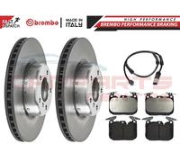 FOR BMW M135i M SPORT FRONT BREMBO BRAKE DISCS BREMBO PADS WEAR SENSOR 340mm