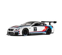 For BMW M6 GT3 M8 1 24 Simulation Diecast Alloy Racing Car Model Children's Toy Collectibles Mini Replica Toys(White)