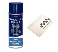 For BMW Maldives Blue Met A15 Aerosol Spray Paint Rattle Can (Aerosol Paint)