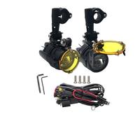 For BMW R1200GS R1250GS For Adventure GSA1200 1250 Motorcycle Auxiliary Lights LED Fog Light Headlamp Front Headlight(Yellow set)