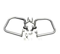 For BMW R1200RT 2005-2013 Front&Rear Engine Guard Bumper Stunt Cage Highway Crash Bar Fuel Tank Protector Highway Crash Bar Engine Guard(Rear Bumper Silver)