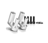 For BMW R1250RT R 1250 RT R1200RT R 1200 RT LC 2014- Handlebar Riser Drag Handle Bar Clamp Extend Adapter Motorcycle Accessories Motorbike Riser(Silver)