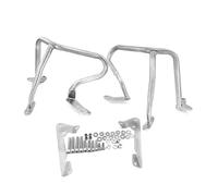 For BMW R1250RT R1250 2018-2024 Highway Front&Rear Engine Guard Side Saddlebag Crash Bars Bumper Protector Highway Engine Bumper(Silver Front bumper)
