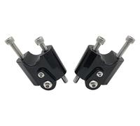 For BMW R18 2020-2022 Chrome Aluminum Handlebar Riser Bar Mount Handle Mounting Lift Clamp Adapters Riser Clamp Mount Kit