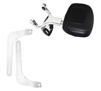 For BMW R18 Classic Motorcycle Backrest Luggage Rack Rear Racks Matt Black Chrome Fixed Mount & Driver Passenger Motorcycle Luggage Holder(Chrome)