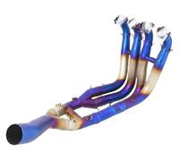 For BMW S1000RR 2019-2023 S1000R 2021-2023 Motorcycle Full System Header Front Link Tube Slip-On Exhaust Pipe Diameter Slip Exhaust Pipe(Type E)