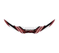 For BMW S1000RR S 1000 RR 2023 2024 Motorcycle Front Nose Spoiler Protector Gel Paint Protection Decal Kit Black And Red Color Scheme