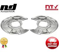For BMW SERIES 5 F10 F11 2x Rear Brake Disc Dust Cover Back Plate Shield PAIR