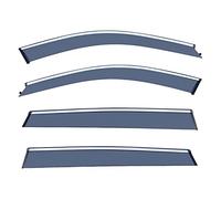 For BMW X1 E84 F48 F49 2009-2022 Car Window Visor Vent Shade Rain Sun Wind Guard Deflectors Chrome Trims Windscreen Door Rain Guard Sun Visor(2009-2015)