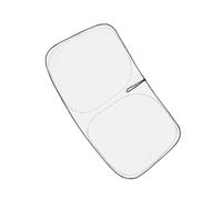 For BMW X1 F48 2016-2022 Front Windshield Sunshade Sun Shade Visor Windscreen Folding Protector Car Sun Visor Extender