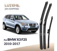 For BMW X3 F25 2010-2017 2011 2012 2013 2014 Wiper Front & Rear Wiper Blades Windshield Windscreen Window Brushes 26" 20" 13"