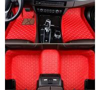 For BMW X3 F25 2011 2012 2013 2014 2015 2016 2017 (RHD) All-Weather Custom Fit Car Mats, Anti-Slip Carpet Floor Mats for Front & Rear,Red/E