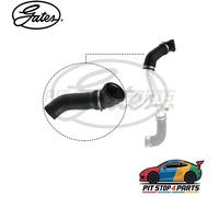 For BMW X3 Turbo Hose Gates 09-0714 Black Premium High Performance 2004-2007
