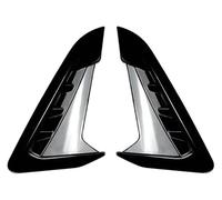 For BMW X3 X4 G01 G02 Sport 2018+ Car Front Bumper Spoiler Side Fender Shark Cover Air Flow Outlet Vent Sticker Trim Decoration Lip Front Bumper Fog Grille(Gloss Black)