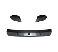 For BMW X3M X4M F97 F98 2019-2021 Car Front Bumper Lip Splitter Diffuser Body Kit Spoiler Bumper Guard Protector Splitter(Carbon Black)