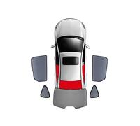 For BMW X4 F26 (2013-2018) Magnetic Car Sunshade Front Windshield Curtain Cover Rear Side Baby Window Mesh Sun Shade Visor Car Window Shade(5PCS Rear Train Back)