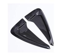 For BMW X5 E46 F30 E90 E60 F20 F10 E36 E39 E87 E70 G30 Car Modified Side Spoiler Shark Gills Fender Vent 3D Stickers Styling 2pcs Set Flares Eyebrow Protector(Carbon fiber)
