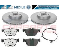 FOR BMW X5 F15 F85 X6 F16 F86 13-19 FRONT MEYLE PD BRAKE DISCS PADS SENSOR 332mm