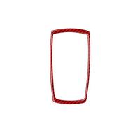 For Bmw Z4 E89 2009-2016 Parking Button P Switch Decoration Frame Carbon Fiber Car Stickers Interior Accessories Car Moulding Strip(Red)