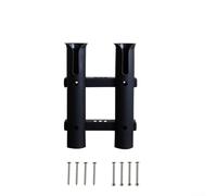 For Boat and Kayak Fishing Rod Holder Rack Made from ABS Plastic, Designed to Secure Fishing Poles and Essential Accessories (Black)