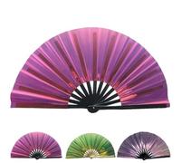 For Boots on The Ground Hand Fan, Line Dance Popping Fan, NEW Line Dance Fans that Make Sounds, Hand Fan Foldable Line Dance, Portable Large Handheld Fan Dance Accessories