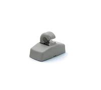 For Bora IV For Golf 4 GTI Jetta For A4 Passat B5 B6 Polo 9N Beetle Caddy For Skoda Octavia 2 A5 1PC Sun Visor Hook Clip Bracket Hanger Car Interior Sun Visor(Grey)