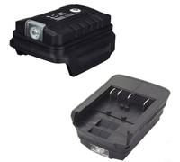 For Bosch 18V Battery Power Adapter ，USB Charger Converter With LED Work Light Dual USB Output For Mobile Phone Charging Black9x5cm