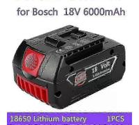For BOSCH 18V Original Lithium Battery Replaceable BOSCH Battery Pack 6.0AH Original Tool Rechargeable Battery Ultra long lifes 1pcs Battery