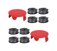 for bosch Trimmer Spool Set 8-Pack Nylon Thread 20ft for bosch | 8 pre-wound spools, 20ft nylon thread each, autofeed system, fits for bosch AdvancedGrassCut, ABS build