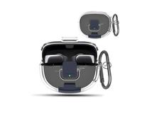 for Bose Ultra Open Earbuds Wireless Earbuds,daunke Soft TPU Protective Cover,Case with Runway buckle,Full Protection,Transparent