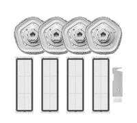 For Bot W10 Self-Cleaning Robot Vacuum And Mop Main/Side Brush HEPA Filter Mop Pad Dust Box Vacuum Cleaner Parts (Color : 9pcs-01)