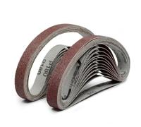 for Brand 10pcs Sanding Belts, 20x330mm 40-1000 Grit Assorted Pack for Angle Grinder, Wood Metal Polishing