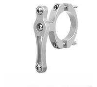 For Brand Bicycle Drink Holder Mount Aluminum Alloy Conversion Bracket for MTB Cycling Gold(Silvery)