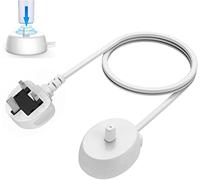 for Braun Oral-B Electric Toothbrush Replacement Charger UK Plug ，for Oral-B Model 3757 Waterproof IPX7 Inductive Charging Adapter,Portable Travel