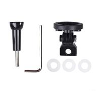 for brompton Bike Computer Mount for Garmin Edge for wahoo Elemnt - Alloy Handlebar Extender Bracket for CatEye Headlight & Action Camera - Black 30g