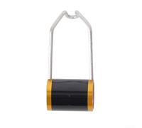 For Brompton Compatible Front Lighting Solution with a Sturdy Aluminum Alloy Holder Design (All Black)