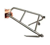 For Brompton For Triangle Titanium Rear Rack Lightweight Q Type Luggage Shelf Carriers Can Be Adapted To Mudguard Accessories