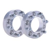For Bronco 2021-2024 Flange Plate T6-7075 Wheel Spacers Aluminum Alloy Hub Widened Adapter Forged Wheels Spacer Kit(Silver 38mm)