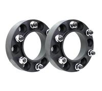 For Bronco 2021-2024 Flange Plate T6-7075 Wheel Spacers Aluminum Alloy Hub Widened Adapter Hubcentric Forged(Black 30mm)