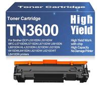 For Brother HL-L5210DN L5210DW L5215DN 6415DWL6415DN L6210DW L6210DWT L6410DN Toner Cartridges Compatible TN3600 TN3600XL Toner for Brother DCP-L5510DN L5510DW,TN3600-1PC