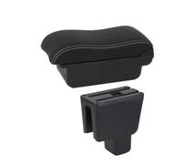 For BRV For BR-V Car Armrest Box Center Storage Box Car Arm Rest Box(B2 white line 3USB)